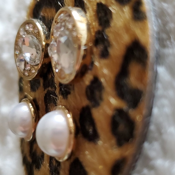 Chico's Rhinestone and Pearl Earrings NWT! - Picture 4 of 7